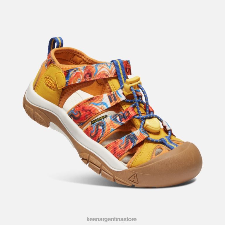 LZZND409 piel de naranja amarilla Keen grande ' newport x al aire libre afro