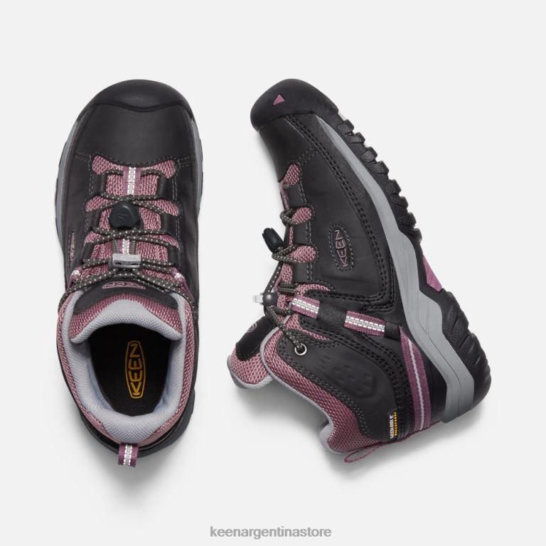 LZZND535 cuervo-tulipwood Keen bota impermeable targhee grande