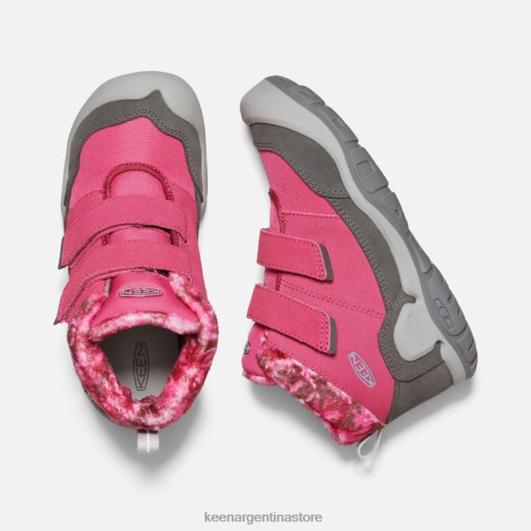 LZZND545 paloma de la fruta-negro Keen chukka con doble tira y nudo grande