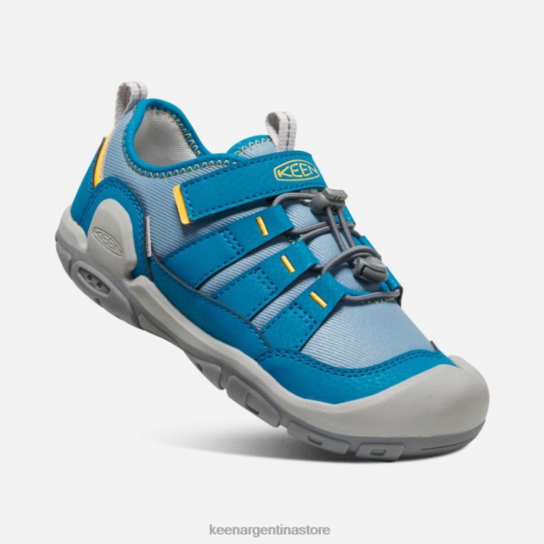 LZZND566 sombra azul-mykonos azul Keen zapatillas huecas con nudo grande