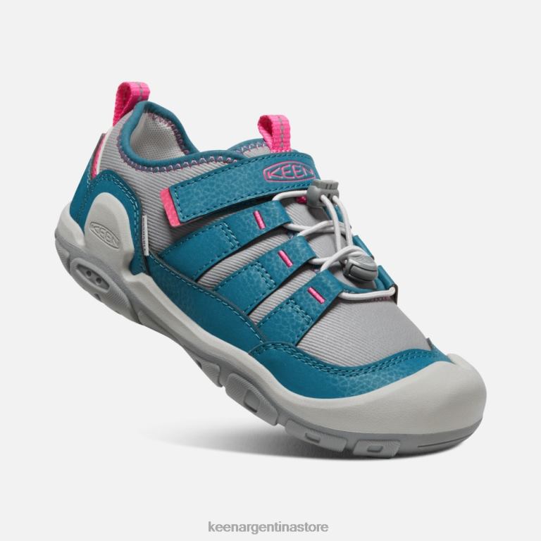 LZZND576 azul legión-gris acero Keen zapatillas huecas con nudo grande