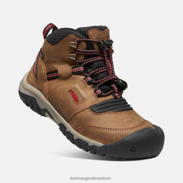 LZZND602 alfombra roja de bisonte Keen Bota impermeable Big 'Ridge Flex