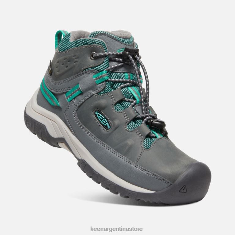 LZZND606 porcelana gris acero Keen bota impermeable targhee grande