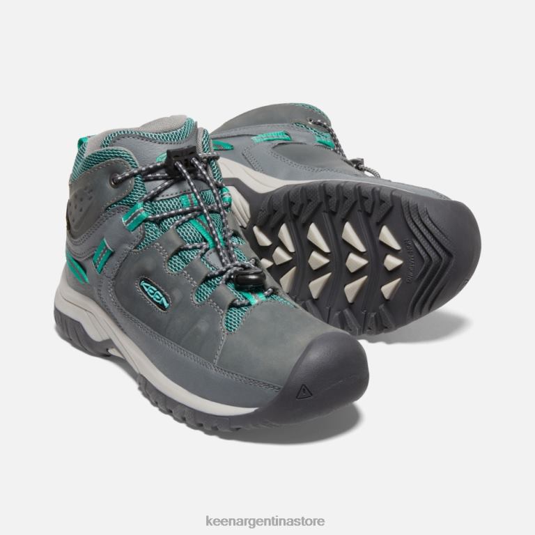LZZND606 porcelana gris acero Keen bota impermeable targhee grande