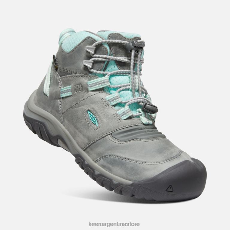 LZZND608 tinte gris azulado Keen Bota impermeable Big 'Ridge Flex