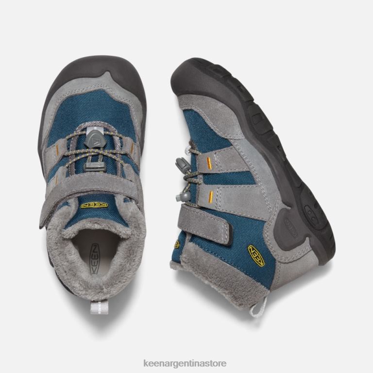 LZZND541 ala acero gris azulado verde azulado Keen chukka de nudo pequeño