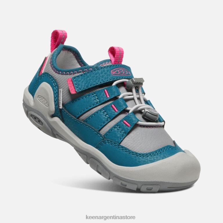 LZZND552 azul legión-gris acero Keen zapatillas pequeñas con nudo hueco