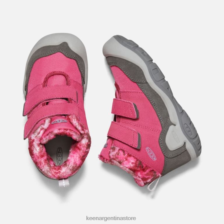 LZZND556 paloma de la fruta-negro Keen chukka con doble tira y nudo pequeño