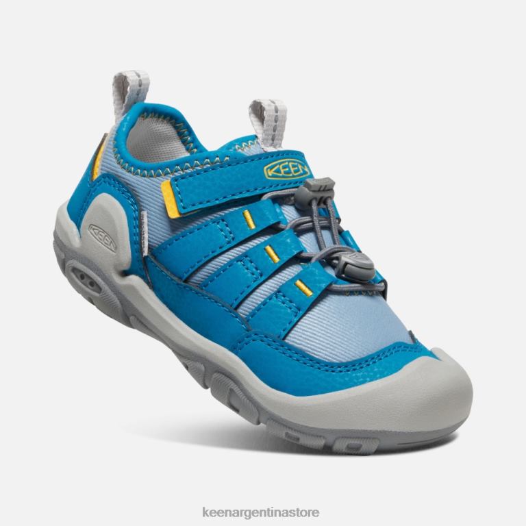 LZZND562 sombra azul-mykonos azul Keen zapatillas pequeñas con nudo hueco