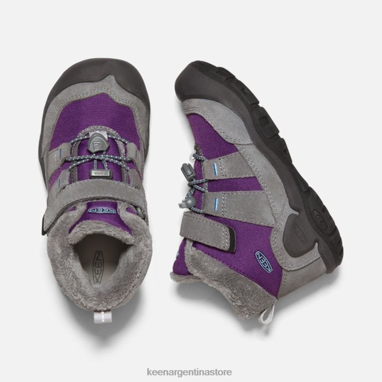 LZZND565 gris acero-carisma Keen chukka de nudo pequeño