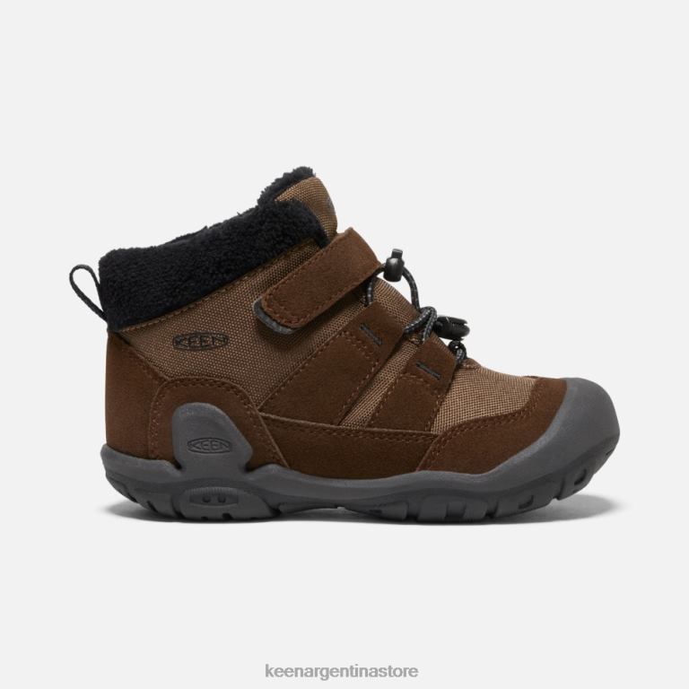 LZZND573 negro tierra oscuro Keen chukka de nudo pequeño