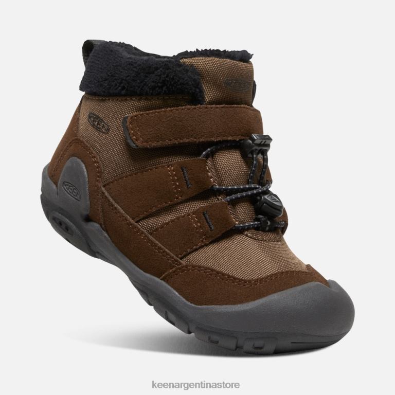 LZZND573 negro tierra oscuro Keen chukka de nudo pequeño