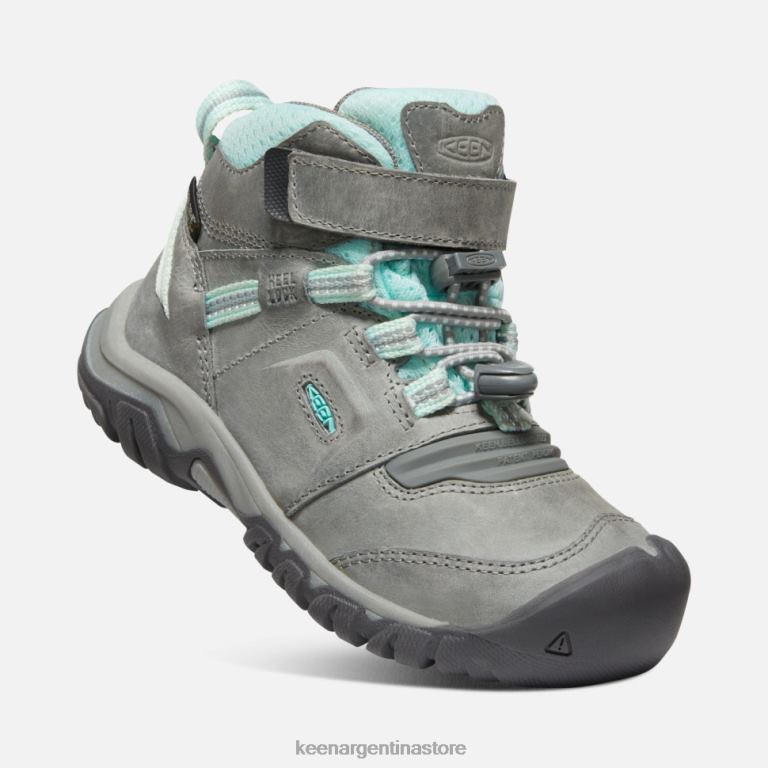 LZZND598 tinte gris azulado Keen bota impermeable little 'ridge flex