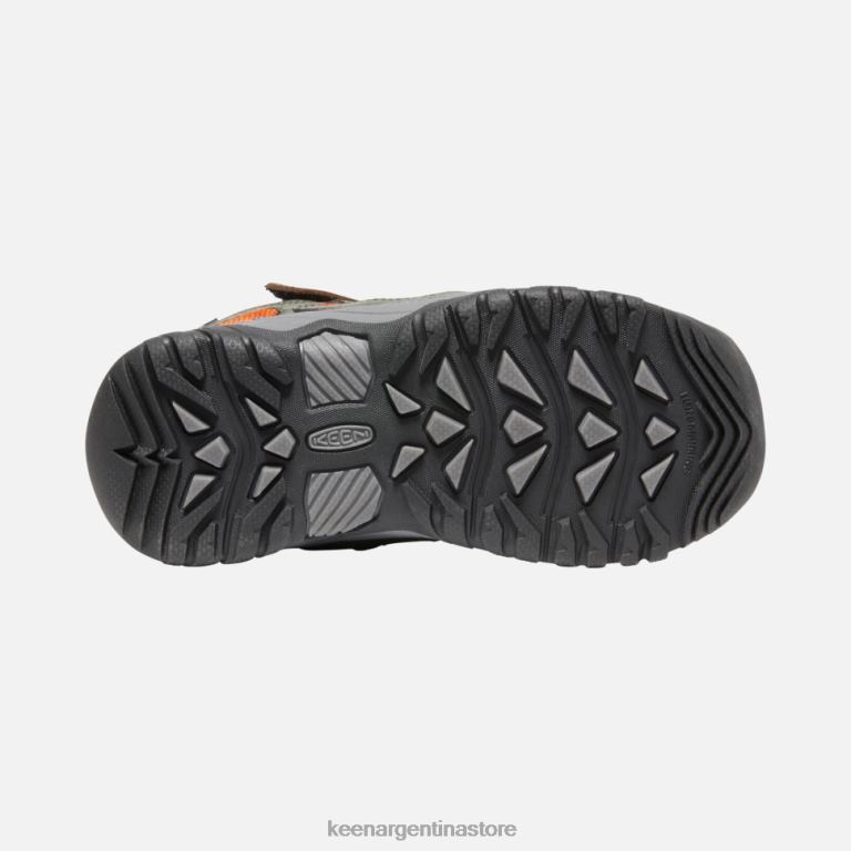 LZZND605 noche oscura tierra-bosque Keen bota impermeable little 'targhee