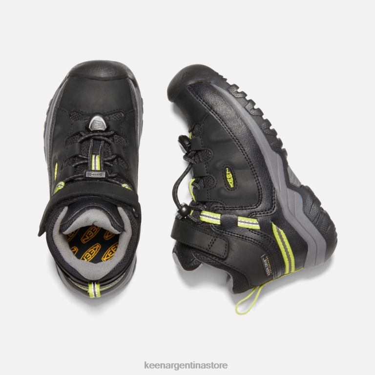 LZZND607 negro-gris acero Keen bota impermeable little 'targhee