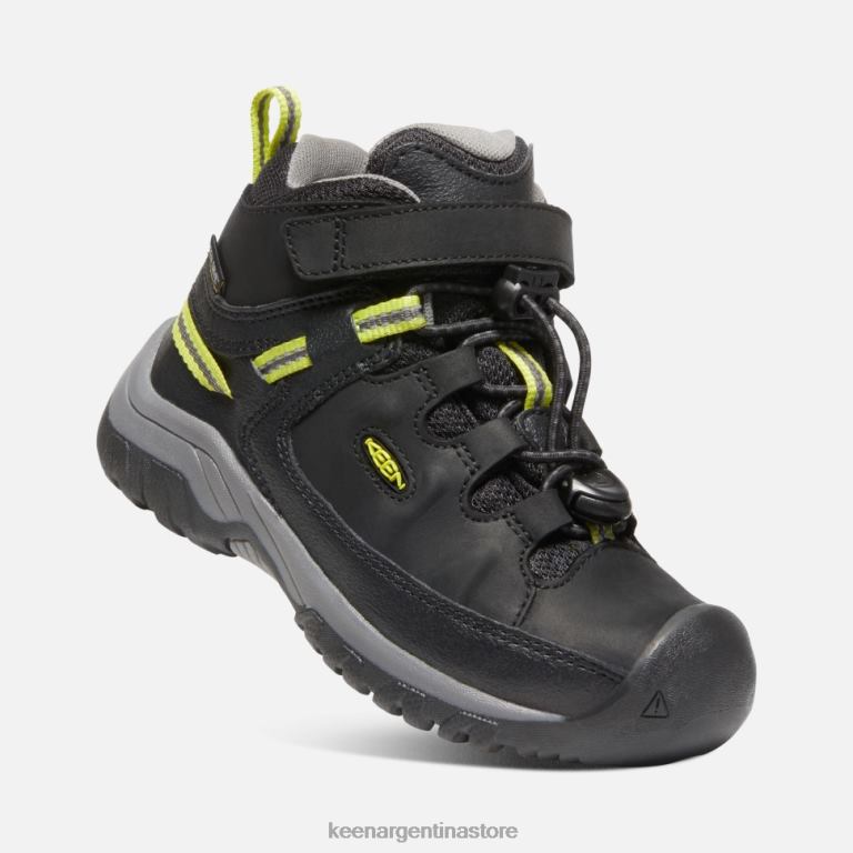 LZZND607 negro-gris acero Keen bota impermeable little 'targhee
