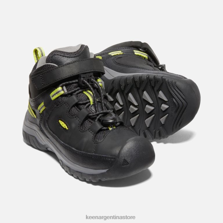 LZZND607 negro-gris acero Keen bota impermeable little 'targhee