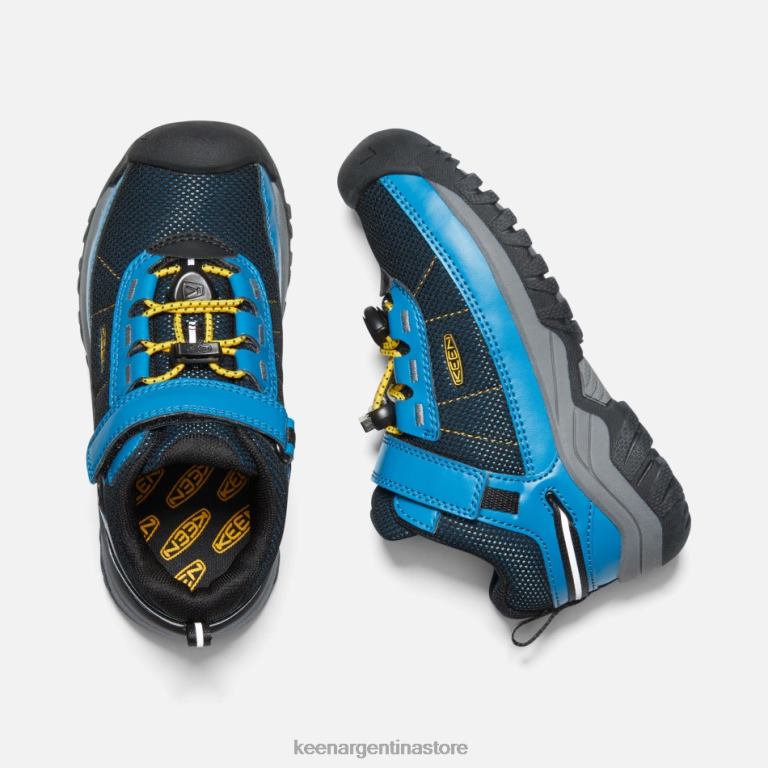 LZZND282 mykonos azul-amarillo intenso Keen zapatos de senderismo mykonos azul-amarillo young ' targhee sport vent