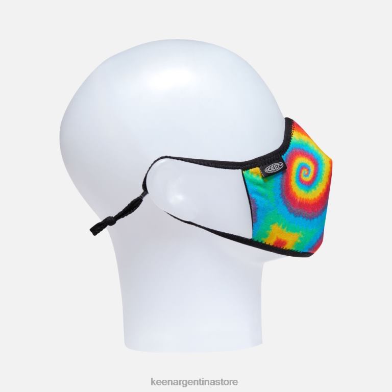 LZZND458 teñido anudado original Keen mascarilla juntos m/l tie-dye