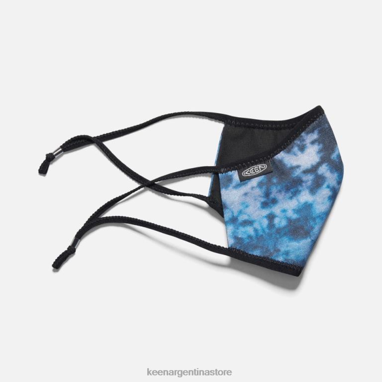 LZZND468 teñido anudado azul Keen máscara juntos xs/s - teñido anudado