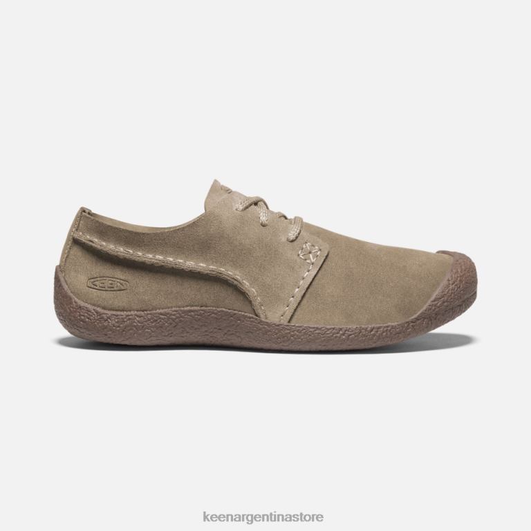 LZZND303 castaño-lobo Keen zapatos oxford de ante howser