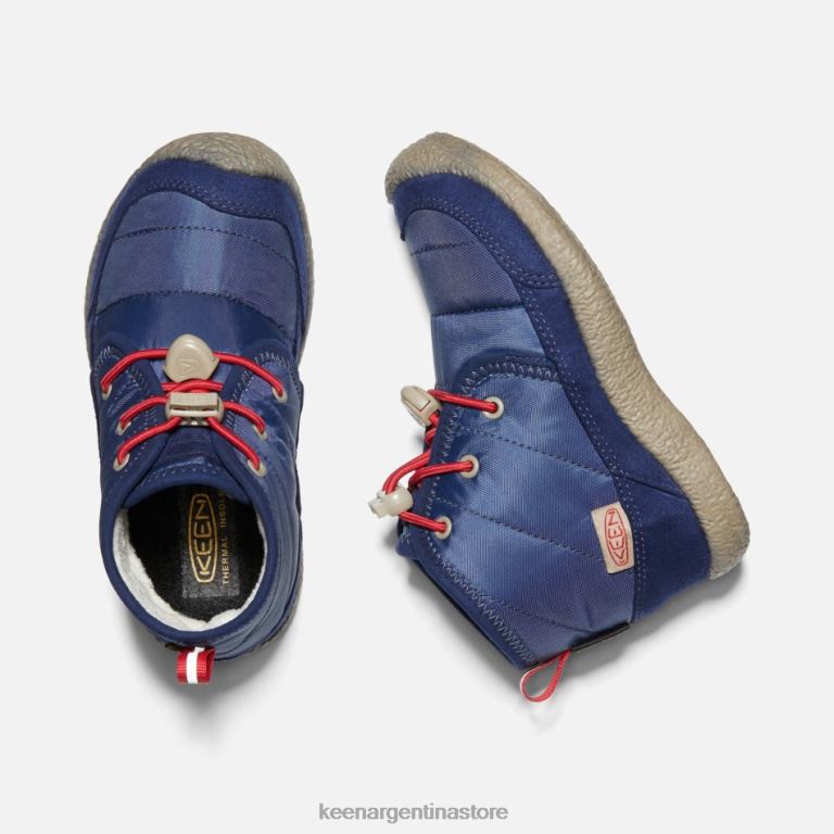 LZZND311 alfombra roja y azul profundo Keen chukka impermeable young howser ii