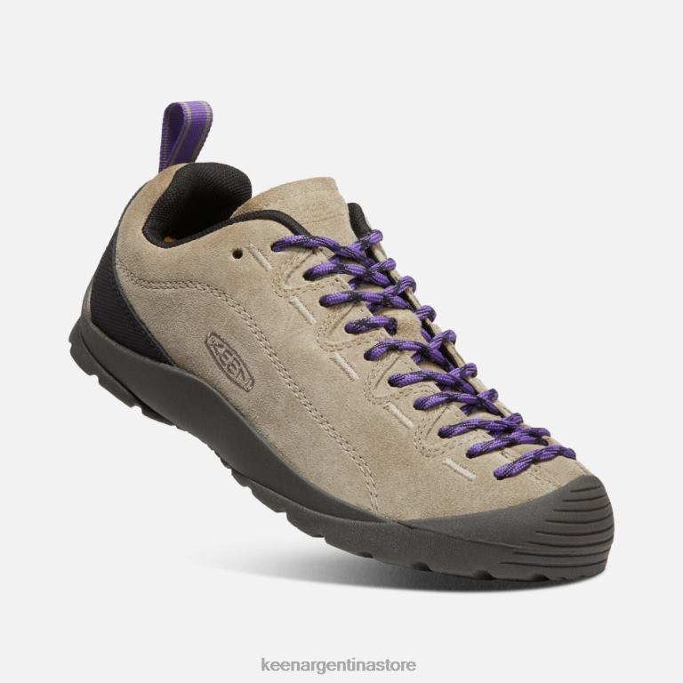 LZZND14 atigrado-tillandsia púrpura Keen zapatillas de ante jaspe
