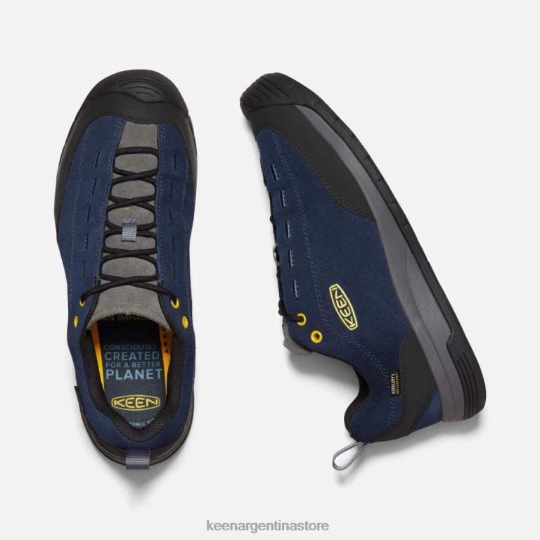 LZZND1 Imán de iris negro Keen Zapatillas jasper ii impermeables de piel ante.