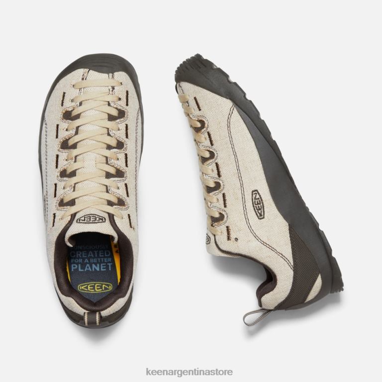 LZZND28 lona natural-oliva negra Keen lienzo de jaspe