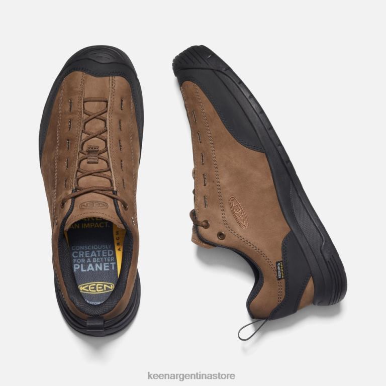 LZZND3 negro tierra oscuro Keen Zapatillas jasper ii impermeables de piel ante.