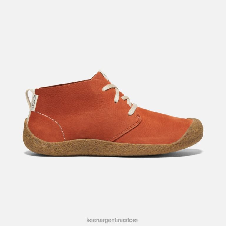 LZZND209 alfareros arcilla-abedul Keen chukka de cuero mosey
