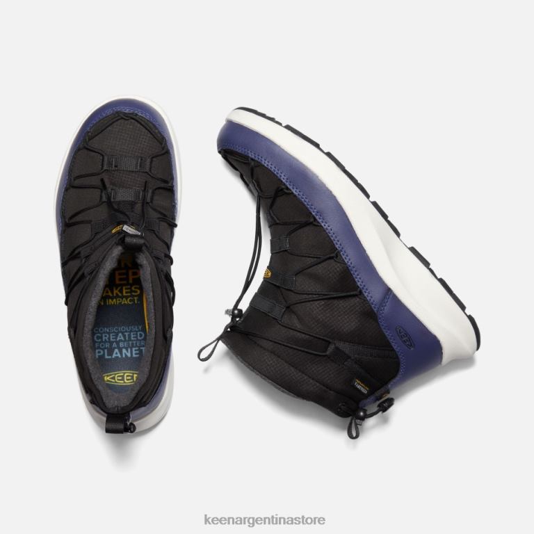 LZZND242 profundidades negro-azul Keen chukka uneek snk impermeable